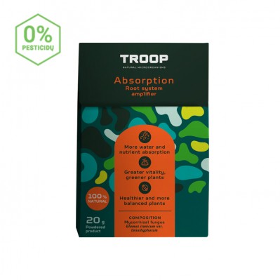 ABSORPTION biostimuliatorius šaknų sistemos stiprinimui, 20 g